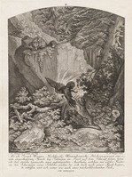 KG 01070
          <br/>
          Auerhaan belaagd door wilde kat en vos
          <br/>
          <em>Ridinger, Martin Elias (ca. 1730-1780)</em>